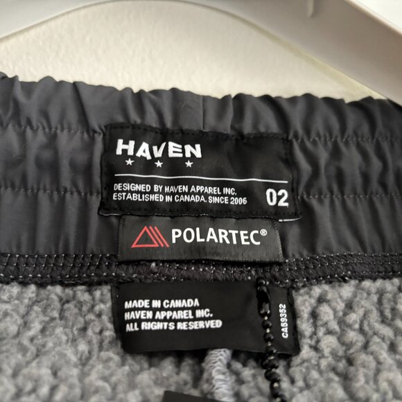 $500 BNWT Haven Polartec Grey Officers Fleece Pants Size 2 31-33 - Picture 10 of 11